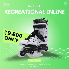 Adult Recreational Inline Roller Skates