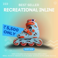Recreational Inline Roller Skates